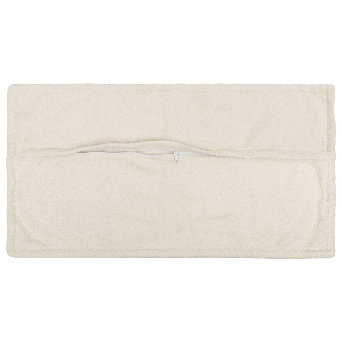 Pudebetræk 6 pcs HOUTEN Cremefarvet 40 x 80 cm Bouclé
