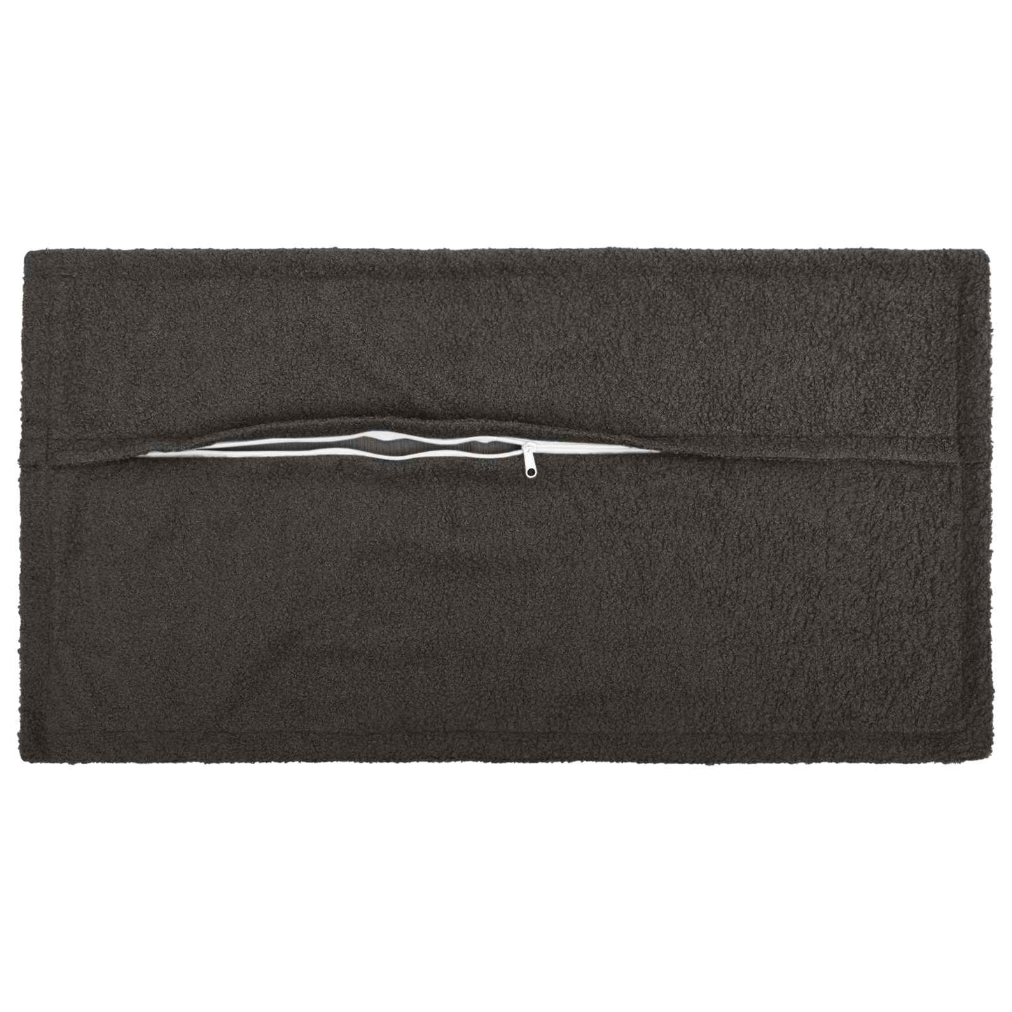Pudebetræk 6 pcs HOUTEN Mørkegrå 40 x 80 cm Bouclé
