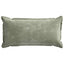 Pudebetræk 2 stk. HOUTEN Grøn 40 x 80 cm Chenille Stof