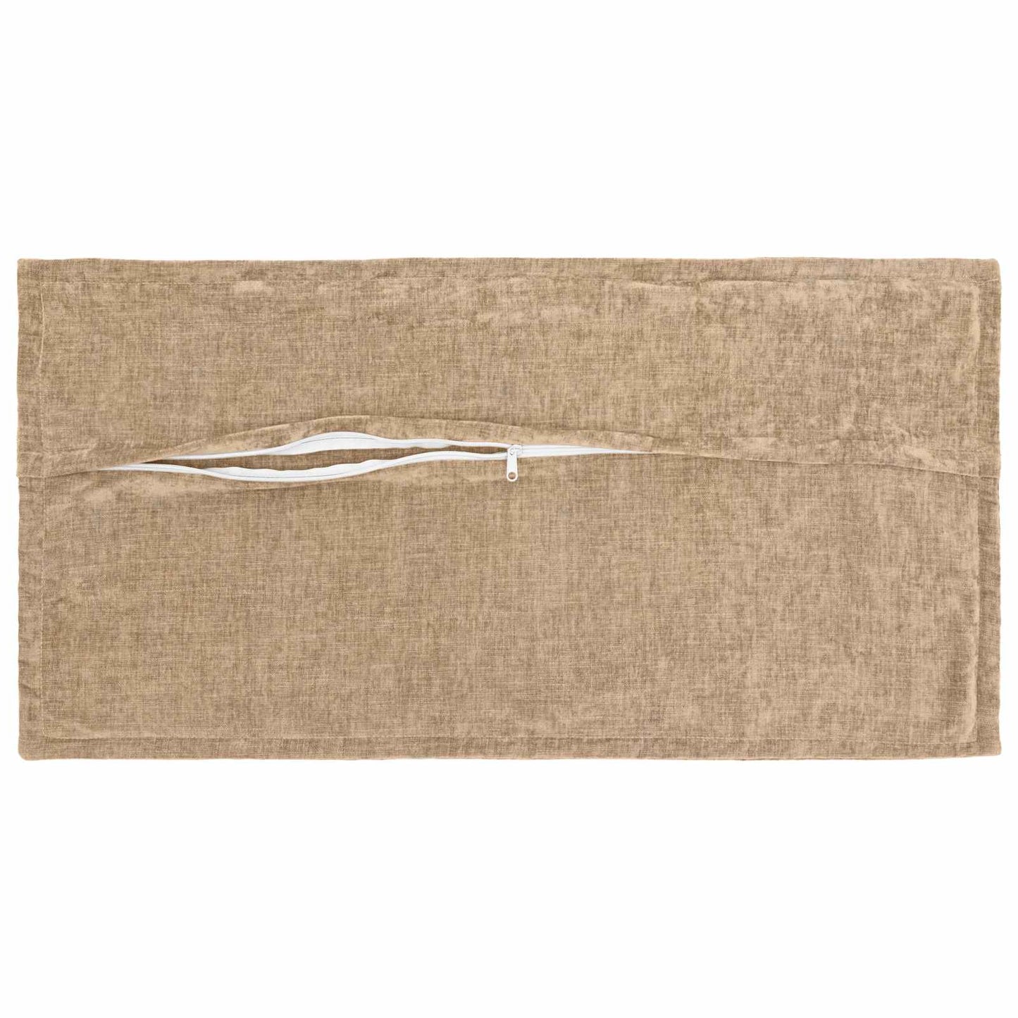 Pudebetræk 6 stk. HOUTEN Gråbrun 40 x 80 cm Chenille Stof