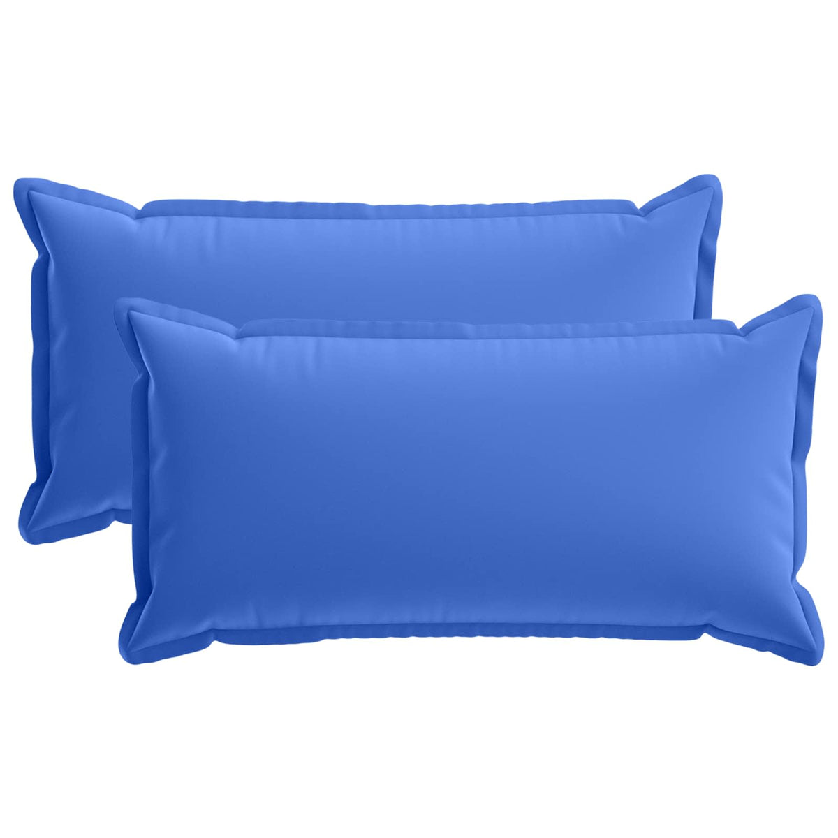 Pudebetræk 2 stk. HOUTEN Kongelig blå 40 x 80 cm Polyester