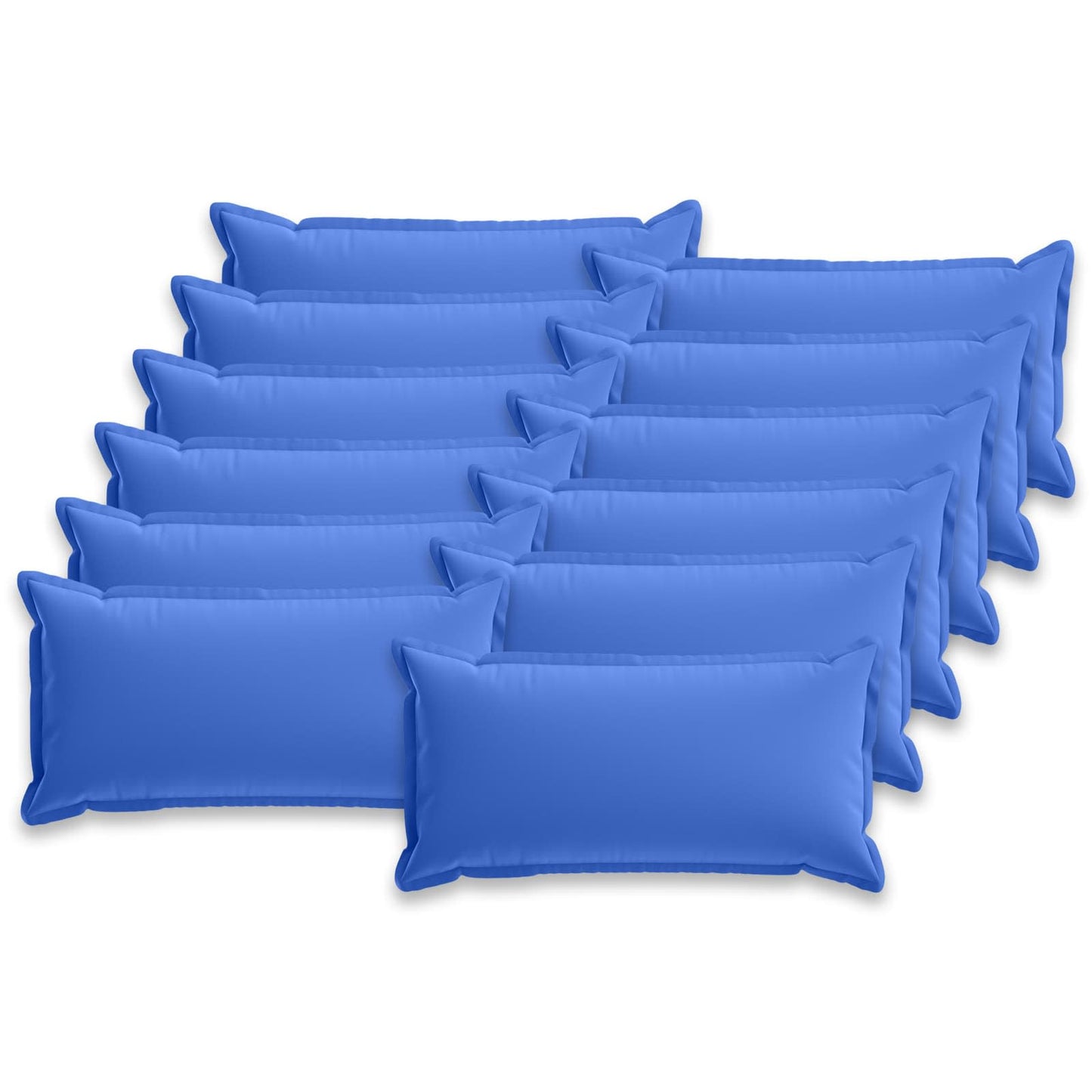 Pudebetræk 12 stk. HOUTEN Kongelig blå 40 x 80 cm Polyester