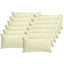 Pudebetræk 12 stk. HOUTEN Cremefarvet 40 x 80 cm Polyester