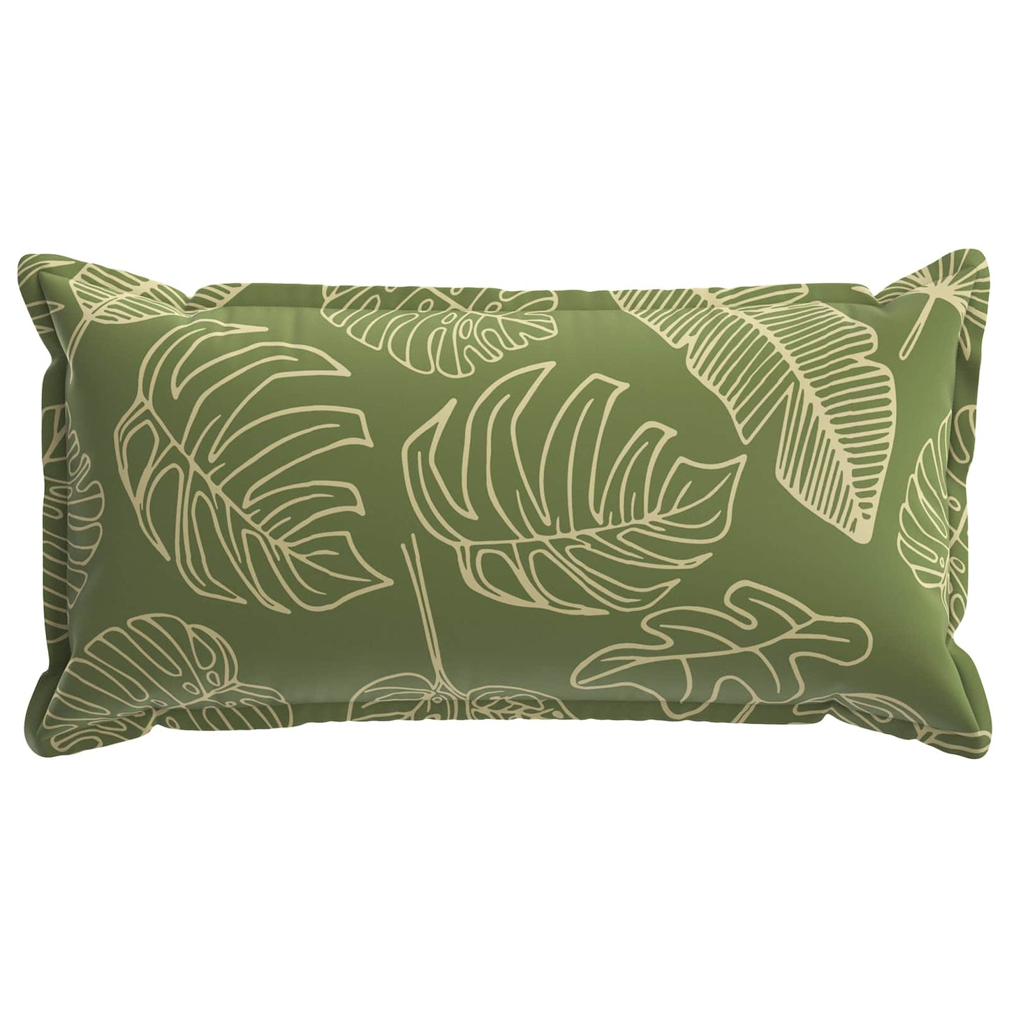 Pudebetræk 6 stk. HOUTEN Bladdesign 40 x 80 cm Polyester