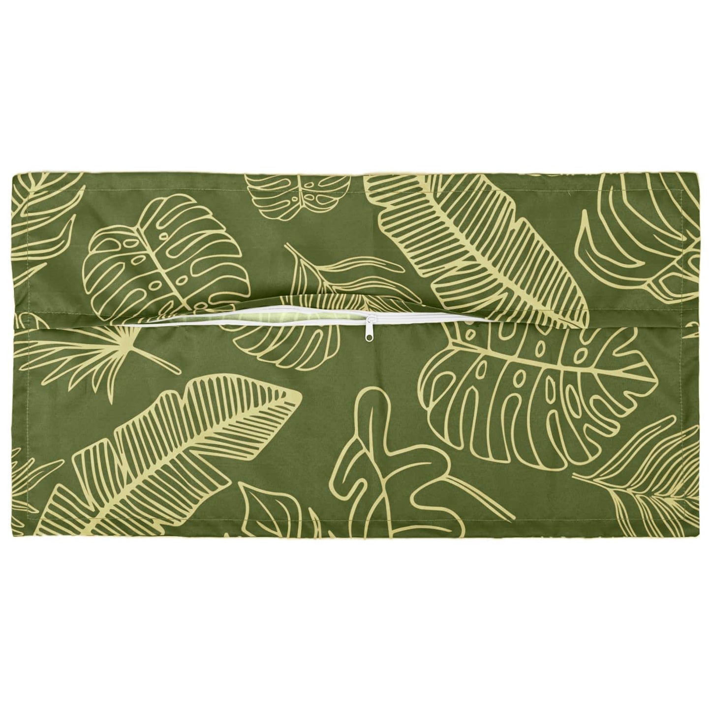 Pudebetræk 12 stk. HOUTEN Bladdesign 40 x 80 cm Polyester
