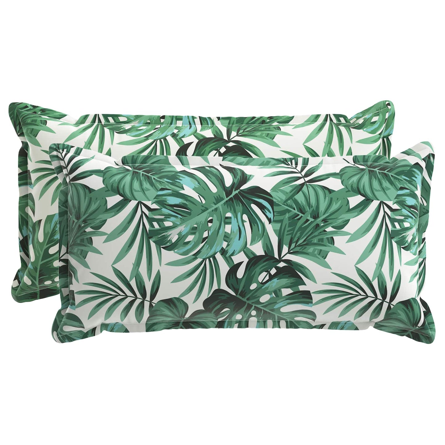 Pudebetræk 2 stk. HOUTEN Bladmønster 40 x 80 cm Polyester