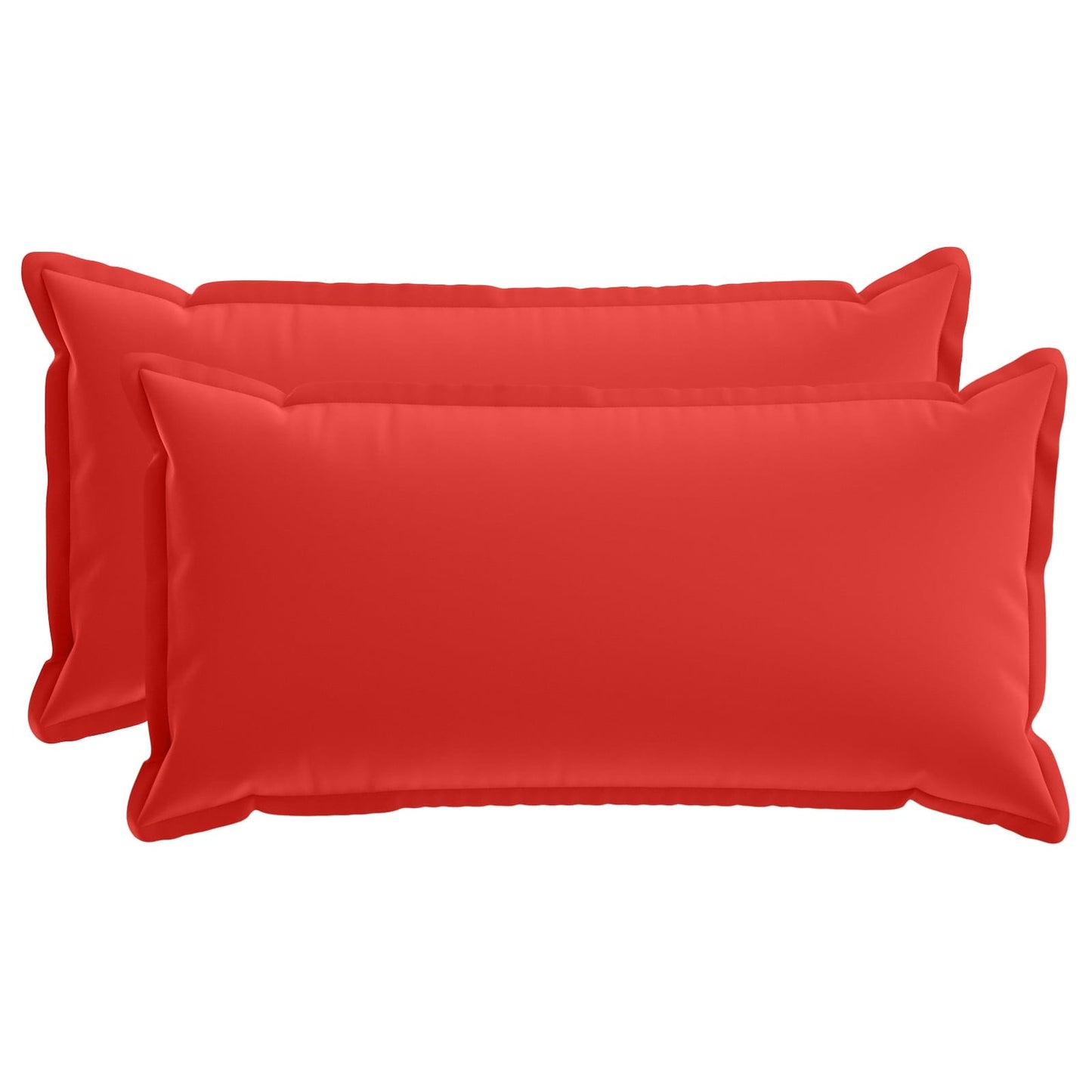 Pudebetræk 2 stk. HOUTEN Rød 40 x 80 cm Polyester