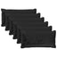 Pudebetræk 6 pcs HOUTEN Sort 40 x 80 cm Flannel
