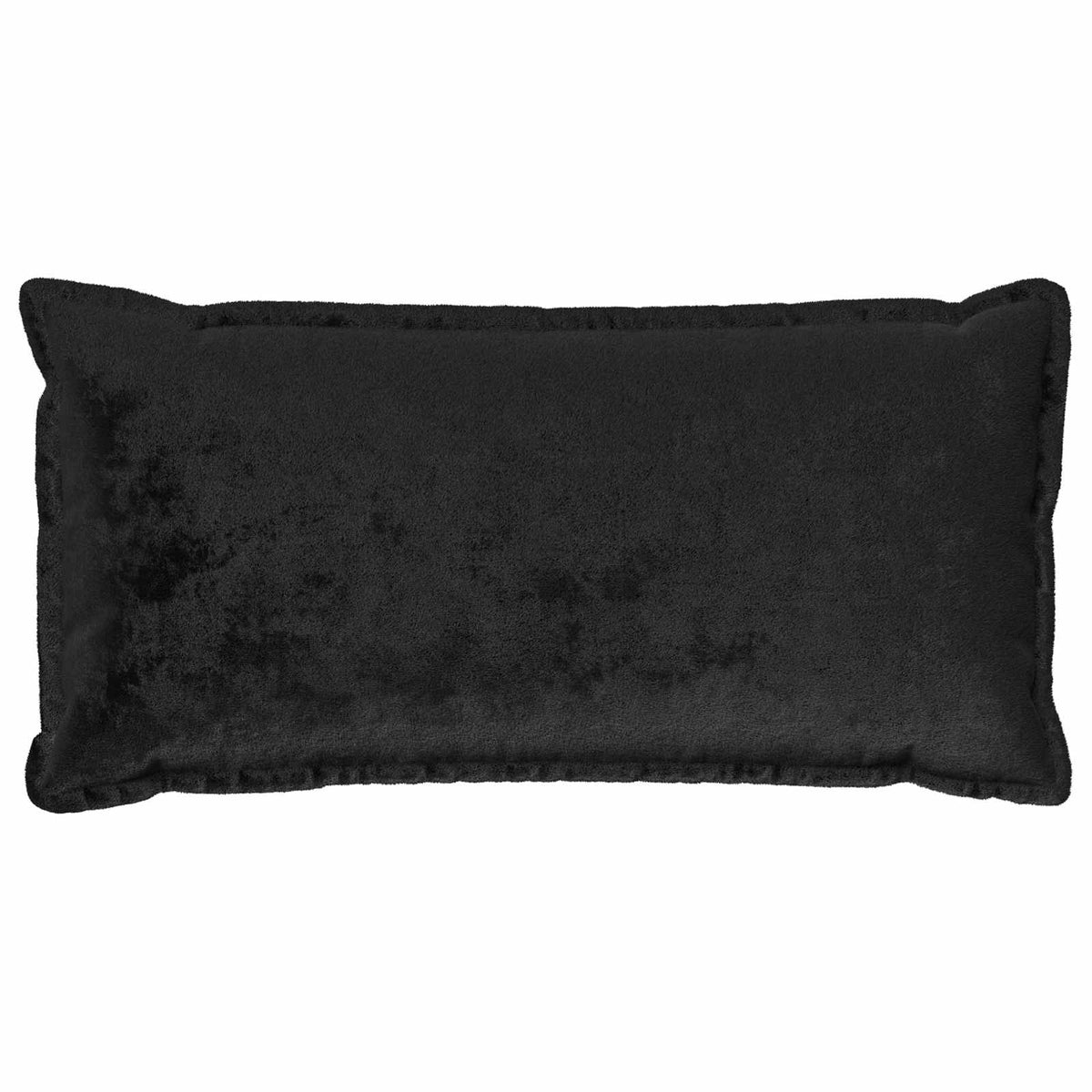 Pudebetræk 6 pcs HOUTEN Sort 40 x 80 cm Flannel