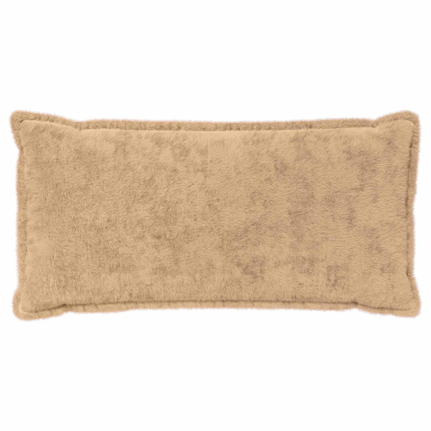 Pudebetræk 2 stk. HOUTEN Cremefarvet 40 x 80 cm Faux Kanin Pels