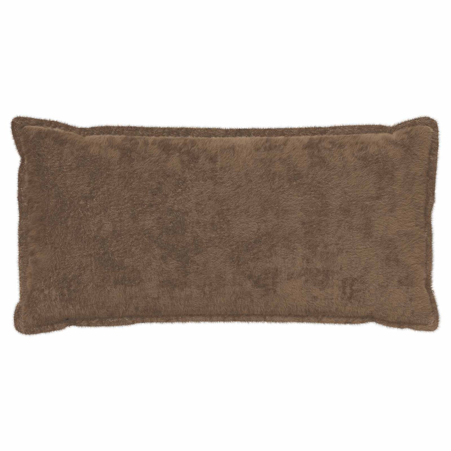 Pudebetræk 6 stk. HOUTEN Lys Brun 40 x 80 cm Faux Kanin Pels