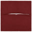 Pudebetræk 6 pcs HOUTEN Vinrød 45 x 45 cm Faux Linned
