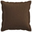 Pudebetræk 6 pcs HOUTEN Brun 45 x 45 cm Faux Linned