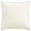 Pudebetræk 6 pcs HOUTEN Hvid 45 x 45 cm Faux Linned