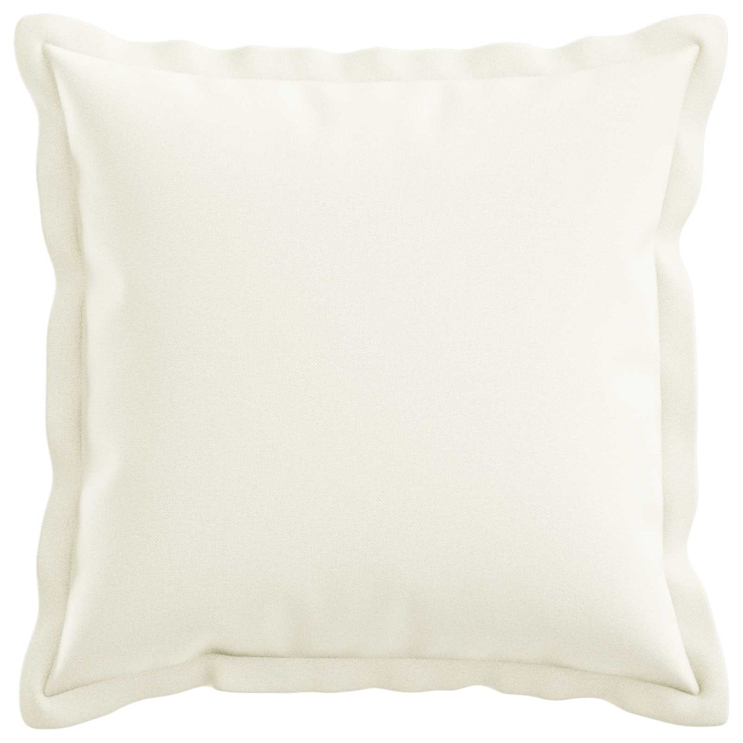 Pudebetræk 6 pcs HOUTEN Hvid 45 x 45 cm Faux Linned