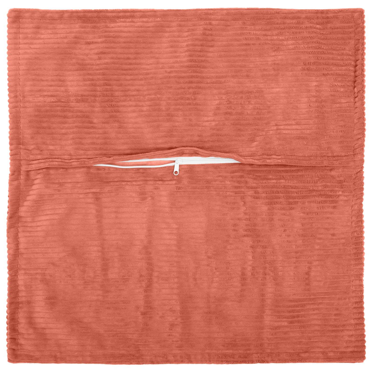 Pudebetræk 12 stk. HOUTEN Rød orange 45 x 45 cm cordfløjl