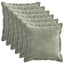 Pudebetræk 6 stk. HOUTEN Grøn 45 x 45 cm Chenille Stof