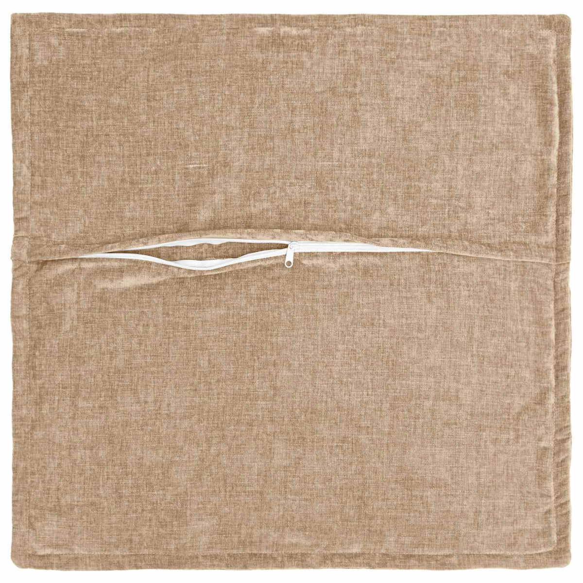 Pudebetræk 2 stk. HOUTEN Gråbrun 45 x 45 cm Chenille Stof