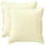 Pudebetræk 2 stk. HOUTEN Cremefarvet 45 x 45 cm Polyester
