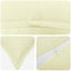 Pudebetræk 12 stk. HOUTEN Cremefarvet 45 x 45 cm Polyester