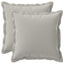 Pudebetræk 2 stk. HOUTEN Grå 45 x 45 cm Polyester