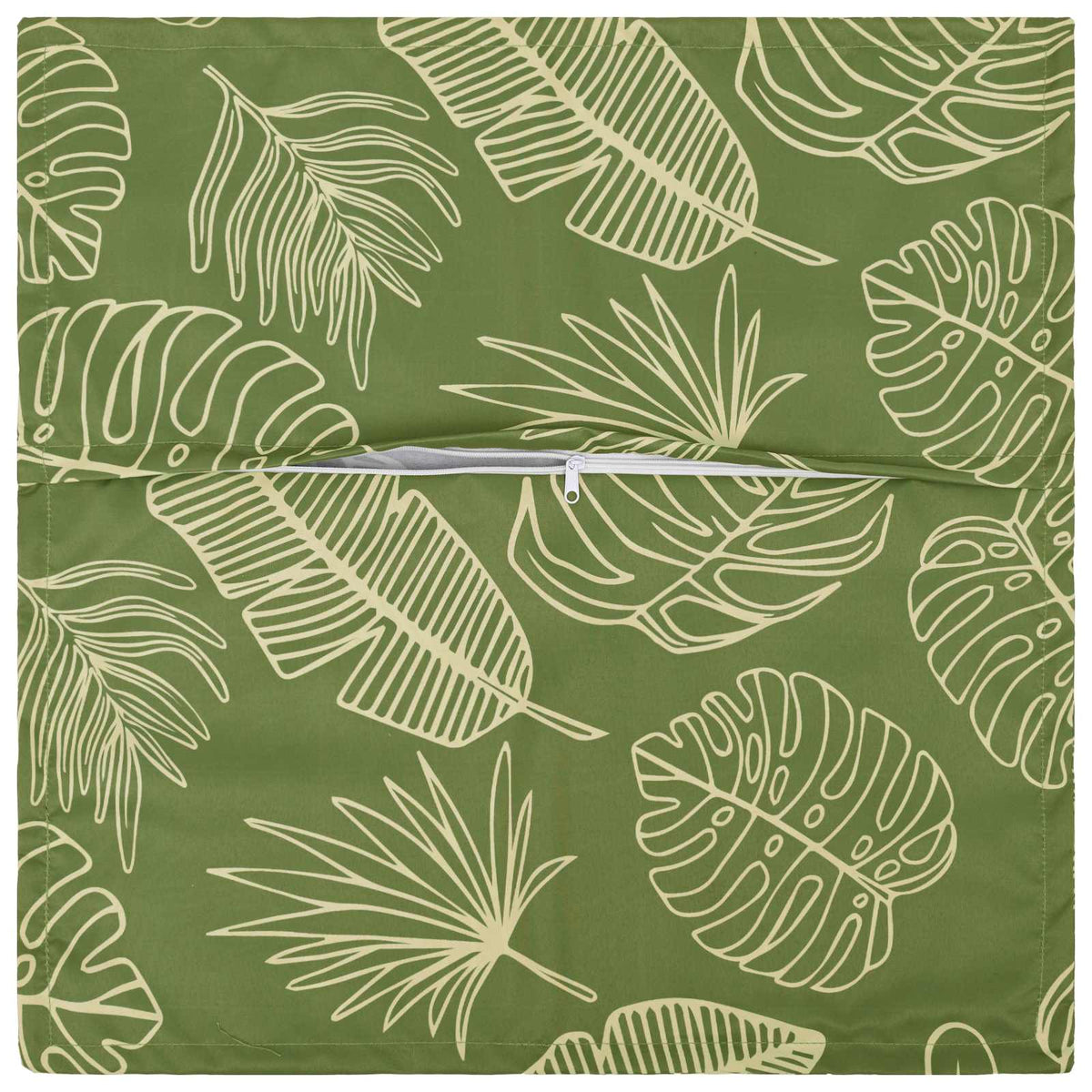 Pudebetræk 2 stk. HOUTEN Bladdesign 45 x 45 cm Polyester