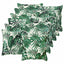 Pudebetræk 12 stk. HOUTEN Bladmønster 45 x 45 cm Polyester