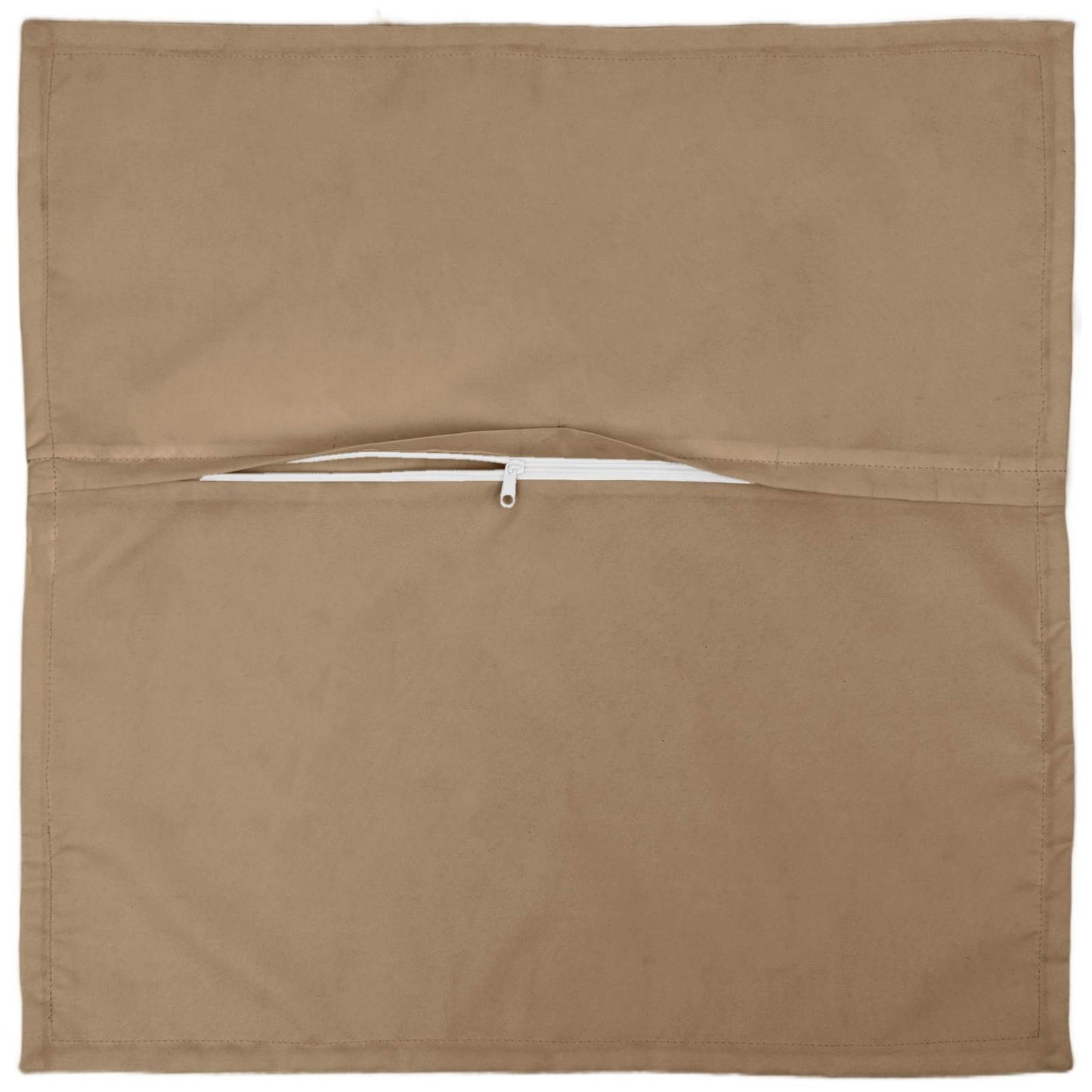 Pudebetræk 2 stk. HOUTEN Gråbrun 45 x 45 cm Polyester