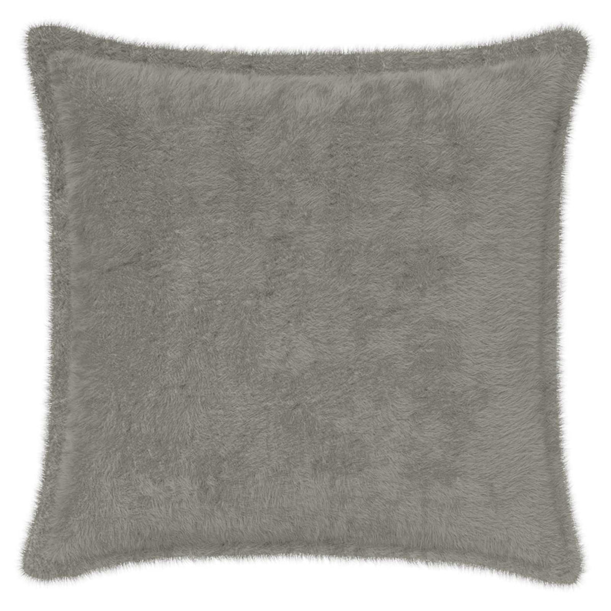 Pudebetræk 2 stk. HOUTEN Lysegrå 45 x 45 cm Faux Kanin Pels