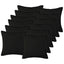 Pudebetræk 12 pcs HOUTEN Sort 50 x 50 cm Bouclé