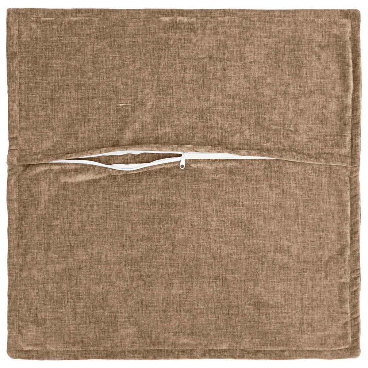 Pudebetræk 2 stk. HOUTEN Brun 50 x 50 cm Chenille Stof