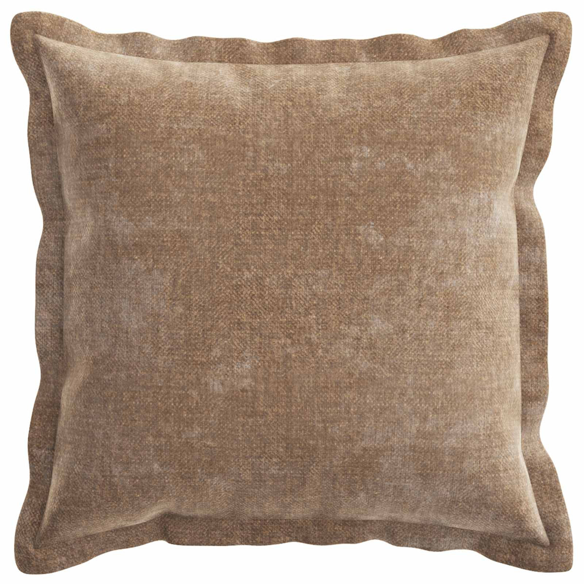Pudebetræk 2 stk. HOUTEN Brun 50 x 50 cm Chenille Stof