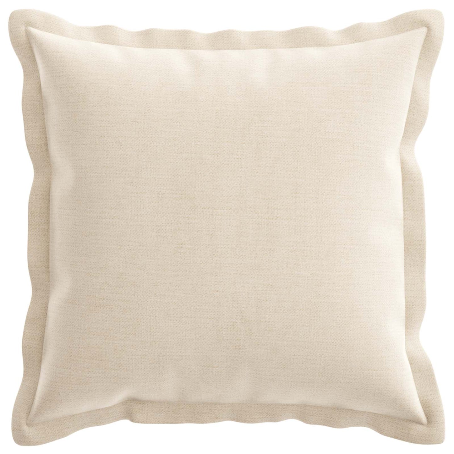 Pudebetræk 2 stk. HOUTEN Cremefarvet 50 x 50 cm Chenille Stof