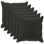 Pudebetræk 6 stk. HOUTEN Sort 50 x 50 cm Polyester