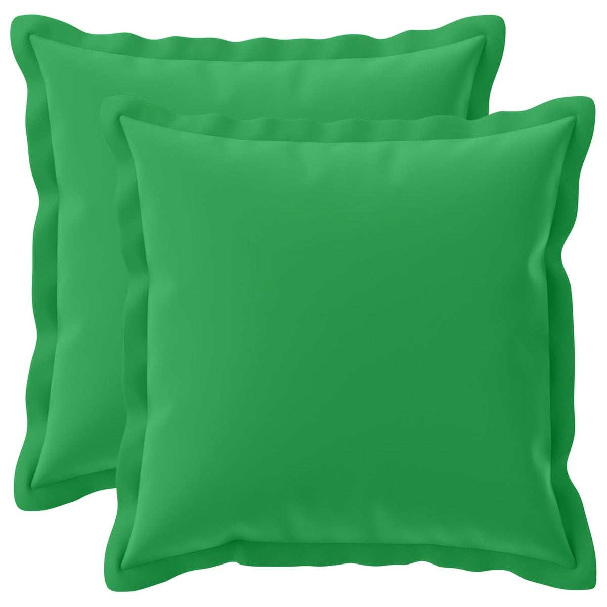 Pudebetræk 2 stk. HOUTEN Grøn 50 x 50 cm Polyester