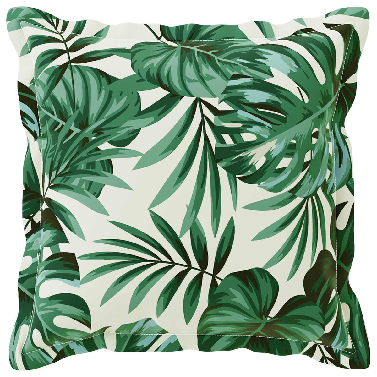 Pudebetræk 12 stk. HOUTEN Bladmønster 50 x 50 cm Polyester