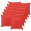 Pudebetræk 12 stk. HOUTEN Rød 50 x 50 cm Polyester