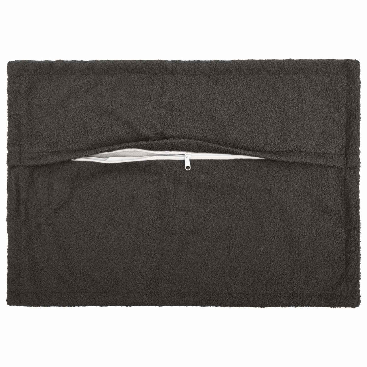 Pudebetræk 2 pcs HOUTEN Mørkegrå 50 x 70 cm Bouclé