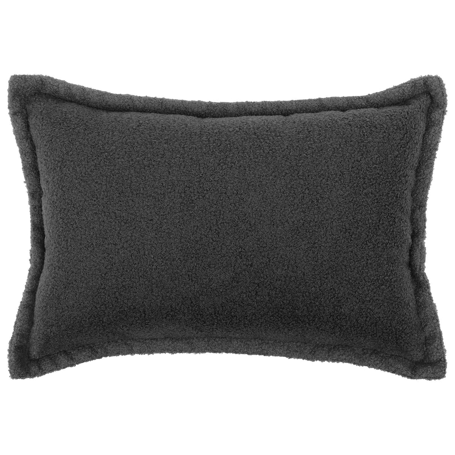 Pudebetræk 2 pcs HOUTEN Mørkegrå 50 x 70 cm Bouclé