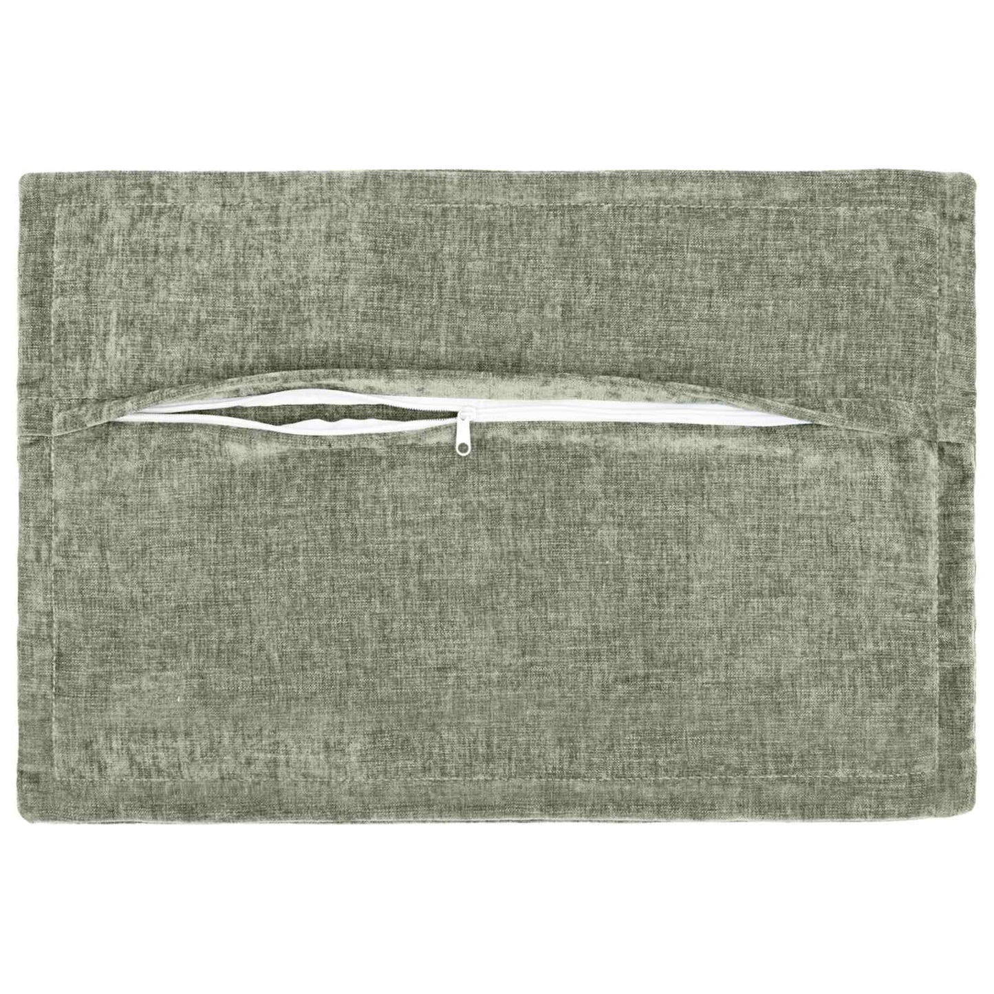 Pudebetræk 6 stk. HOUTEN Grøn 50 x 70 cm Chenille Stof