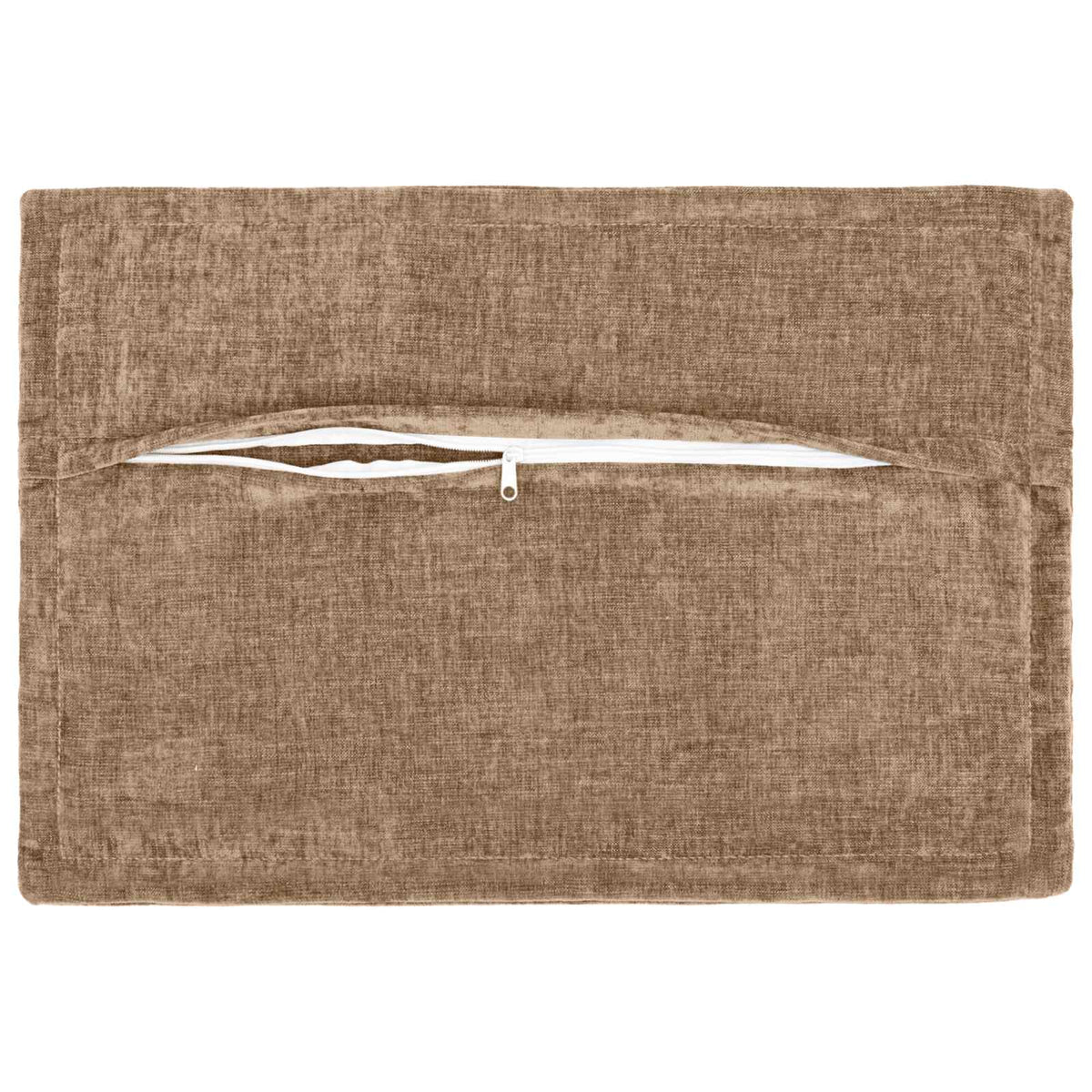 Pudebetræk 2 stk. HOUTEN Brun 50 x 70 cm Chenille Stof
