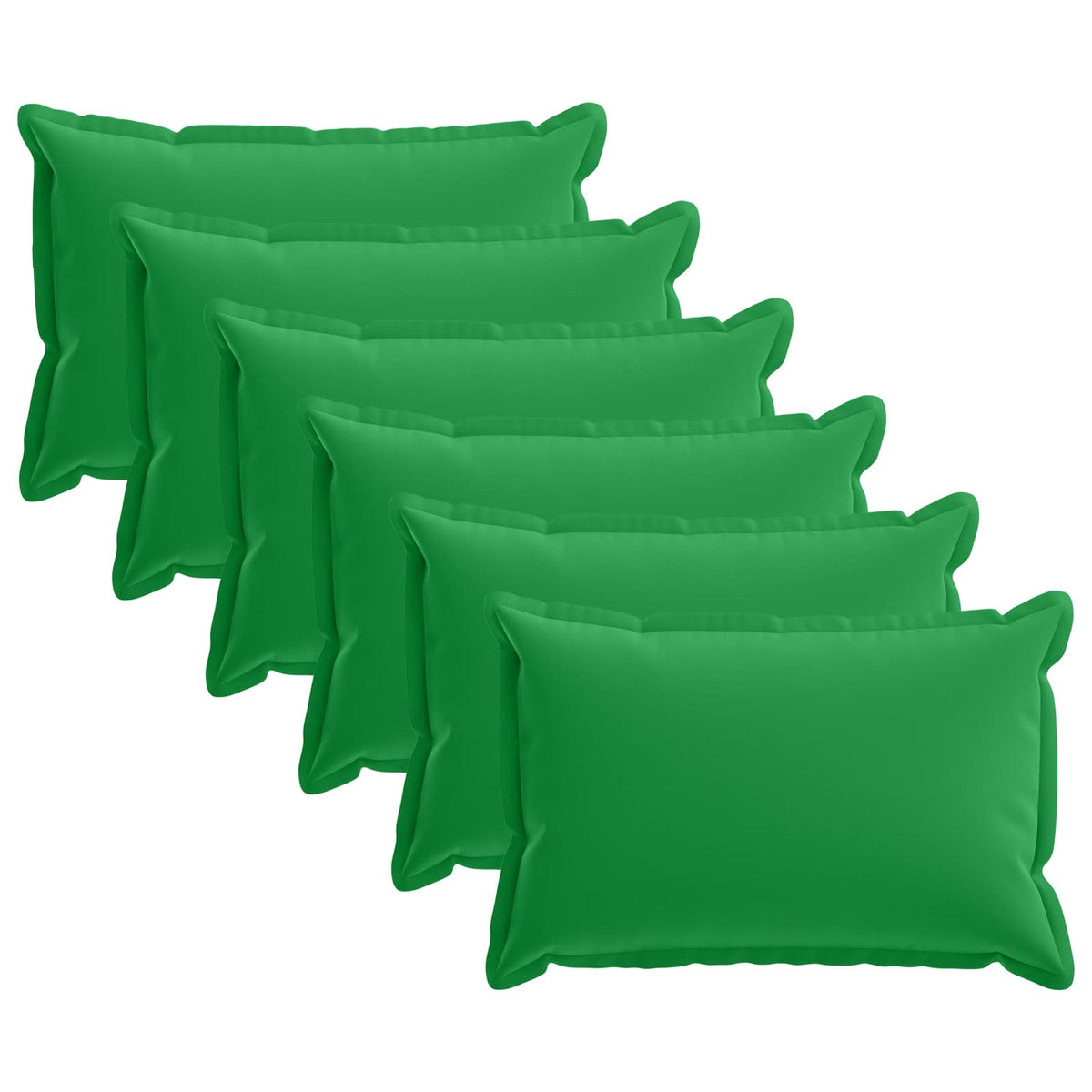 Pudebetræk 6 stk. HOUTEN Grøn 50 x 70 cm Polyester