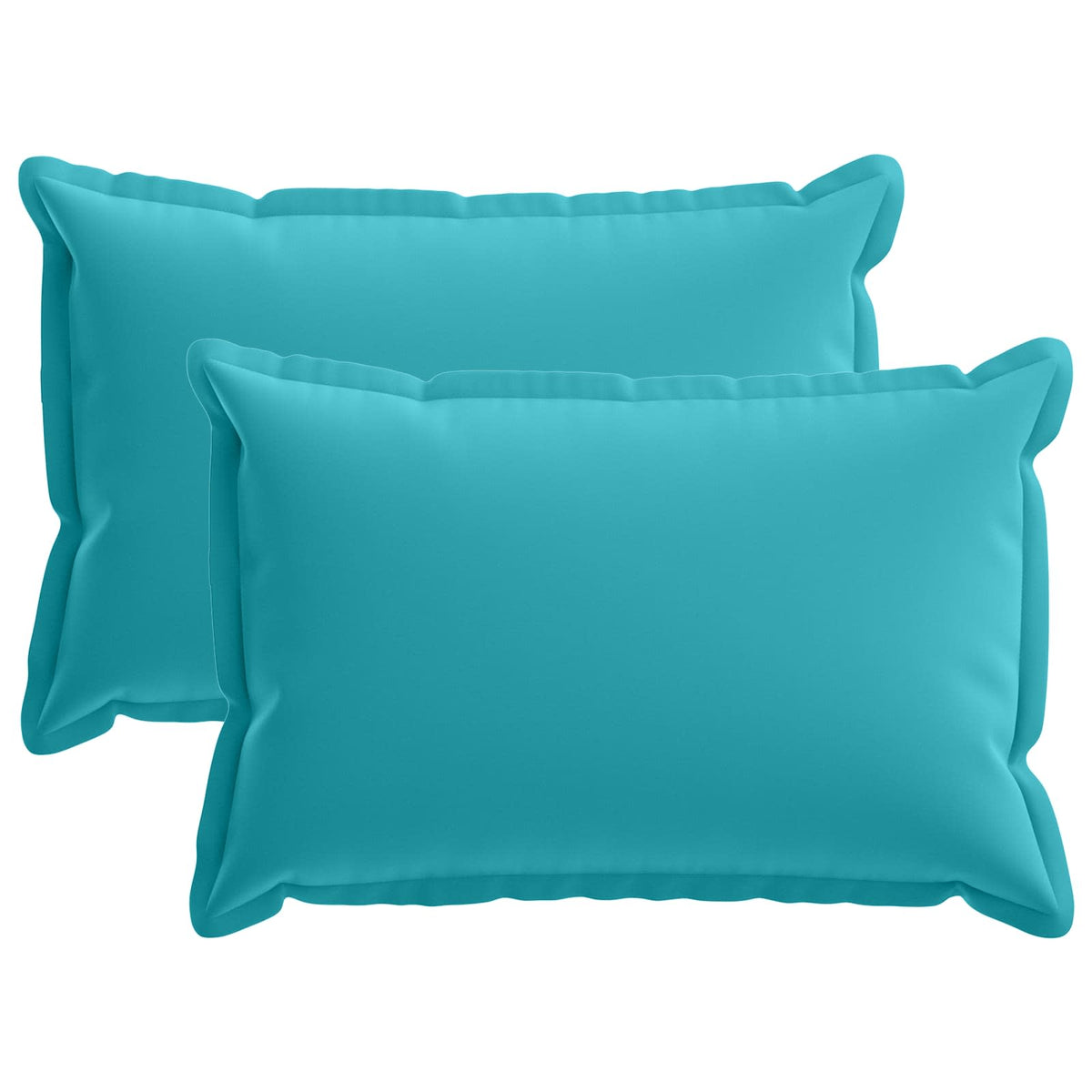 Pudebetræk 2 stk. HOUTEN Turkis 50 x 70 cm Polyester