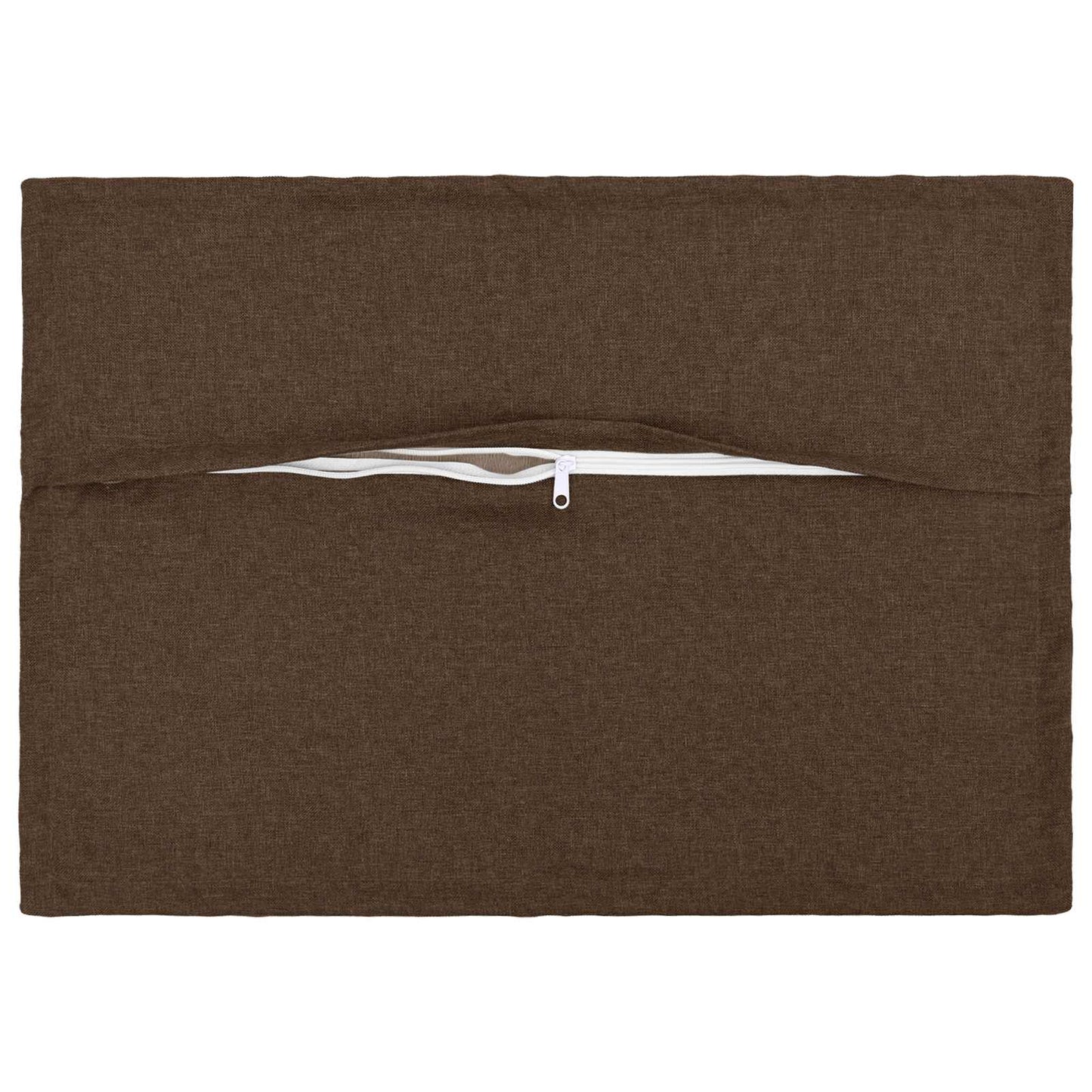 Pudebetræk 6 pcs HOUTEN Brun 50 x 75 cm Faux Linned