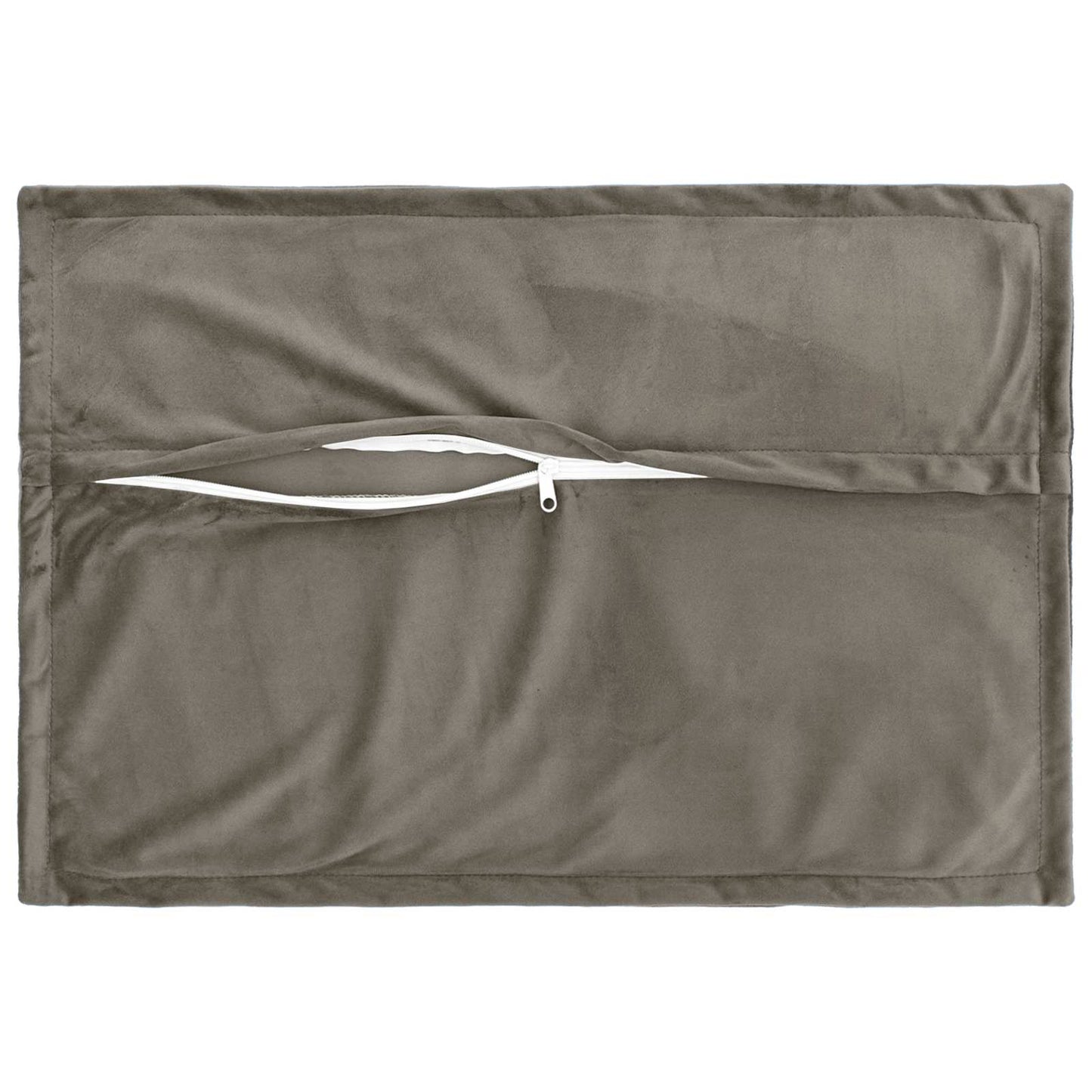 Pudebetræk 2 pcs HOUTEN Lysegrå 50 x 75 cm Fløjl