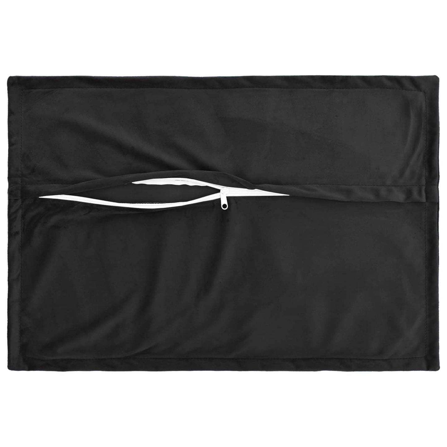Pudebetræk 2 pcs HOUTEN Sort 50 x 75 cm Fløjl