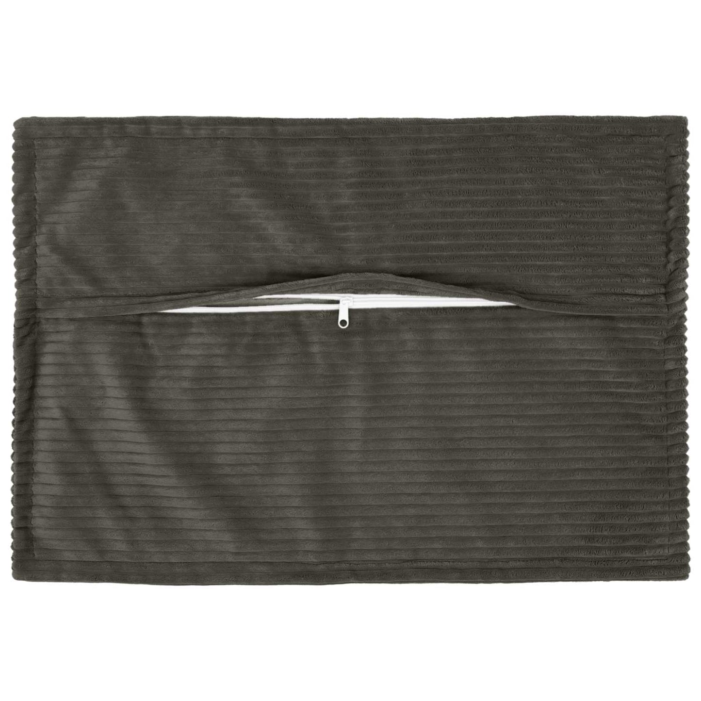 Pudebetræk 2 stk. HOUTEN Antracit 50 x 75 cm cordfløjl