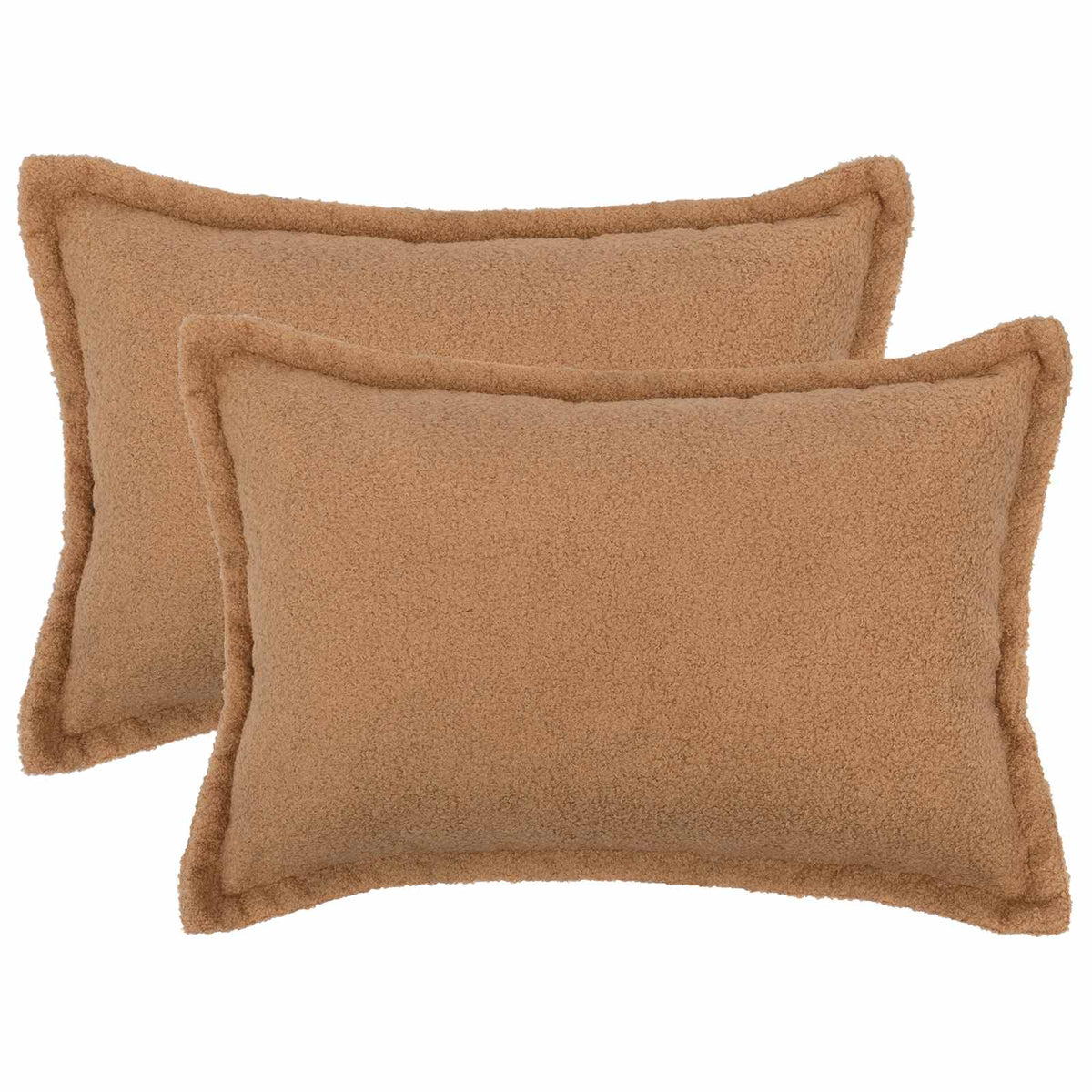Pudebetræk 2 pcs HOUTEN Beige 50 x 75 cm Bouclé