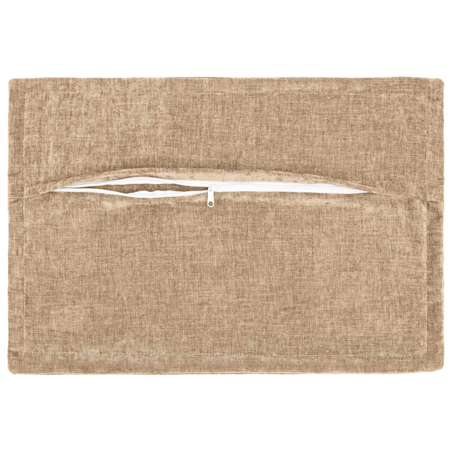 Pudebetræk 2 stk. HOUTEN Gråbrun 50 x 75 cm Chenille Stof