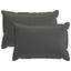 Pudebetræk 2 stk. HOUTEN Antracit 50 x 75 cm Polyester
